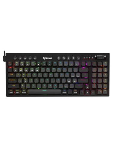 K653-RGB,Tastatura gaming mecanica Redragon Sion neagra iluminare RGB switch-uri rosii