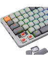 K652GG-RGB-PRO,Tastatura gaming mecanica Bluetooth cu fir si wireless Redragon Azure gri iluminare RGB switch-uri rosii