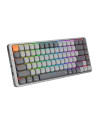 K652GG-RGB-PRO,Tastatura gaming mecanica Bluetooth cu fir si wireless Redragon Azure gri iluminare RGB switch-uri rosii