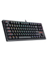 K598P-KBS,Tastatura gaming Bluetooth cu fir si wireless Redragon Karma neagra iluminare RGB switch-uri albastre