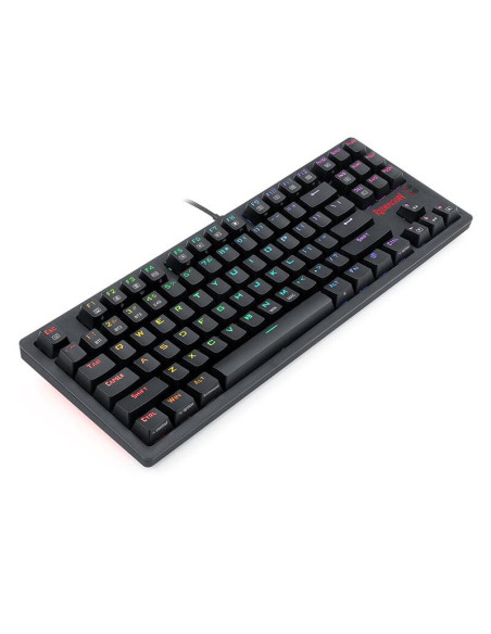 K598P-KBS,Tastatura gaming Bluetooth cu fir si wireless Redragon Karma neagra iluminare RGB switch-uri albastre