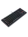 K598P-KBS,Tastatura gaming Bluetooth cu fir si wireless Redragon Karma neagra iluminare RGB switch-uri albastre