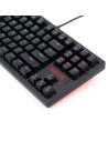 K598P-KBS,Tastatura gaming Bluetooth cu fir si wireless Redragon Karma neagra iluminare RGB switch-uri albastre