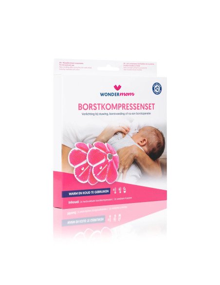 TN-22101,Comprese calmante 3 in 1 pentru sani cald - rece WonderMom 2 buc