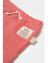 UP-BC-CSY8018-9,Pantaloni cu buzunare laterale, Two thread, 100%bumbac organic - Rose, BabyCosy (Marime: 9-12 luni)