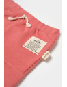 UP-BC-CSY8018-3,Pantaloni cu buzunare laterale, Two thread, 100%bumbac organic - Rose, BabyCosy (Marime: 3-6 Luni)