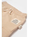 UP-BC-CSY8019-12,Pantaloni cu buzunare laterale, Two thread, 100%bumbac organic - Stone, BabyCosy (Marime: 12-18 Luni)