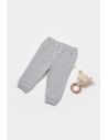 UP-BC-CSY8020-18,Pantaloni lungi, Two thread, 100%bumbac organic - Gri, BabyCosy (Marime: 18-24 Luni)