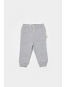 UP-BC-CSY8020-18,Pantaloni lungi, Two thread, 100%bumbac organic - Gri, BabyCosy (Marime: 18-24 Luni)