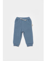UP-BC-CSY8021-12,Pantaloni lungi, Two thread, 100%bumbac organic - Indigo, BabyCosy (Marime: 12-18 Luni)