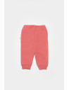 UP-BC-CSY8022-6,Pantaloni lungi, Two thread, 100%bumbac organic - Rose, BabyCosy (Marime: 6-9 luni)