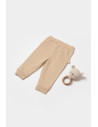 UP-BC-CSY8023-3,Pantaloni lungi, Two thread, 100%bumbac organic - Stone, BabyCosy (Marime: 3-6 Luni)