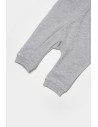 UP-BC-CSY8028-6,Salopeta cu fermoar, Two thread, BabyCosy, 100% bumbac organic, Gri (Marime: 6-9 luni)