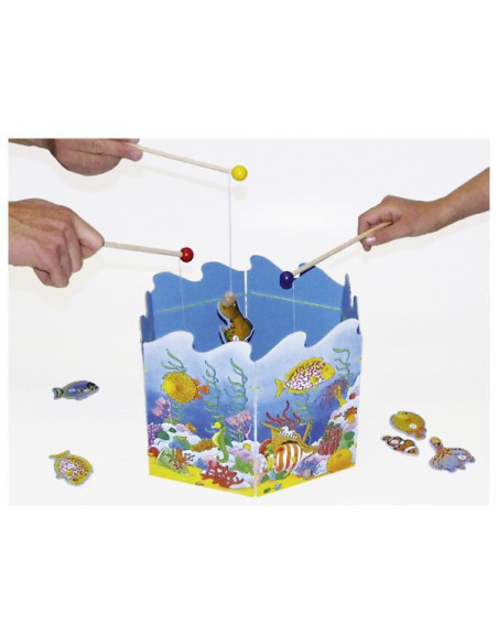 GOKI56884,Joc de pescuit cu 3 undite