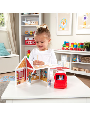 MD30654,Set de joaca magnetic Statia de Pompieri- Melissa & Doug MD30654,Set de joaca magnetic Statia de Pompieri- Melissa & Doug
