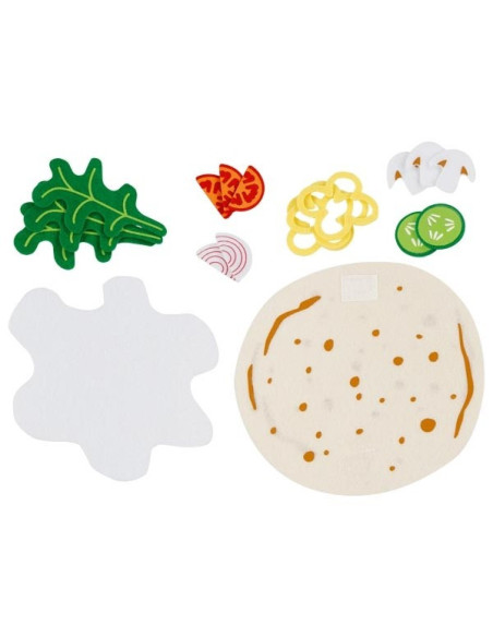 GOKI51515,Set de joaca Lipie cu salata Delicious wrap