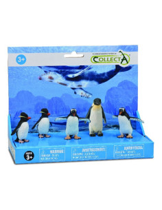 COL84061LPP,Set 5 figurine pictate manual Pinguini