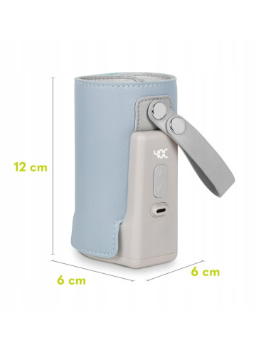BN-LOC-THERMUP_GO_PLUS_BLUE_SKY,Lionelo - Incalzitor biberoane ThermUp Go Plus, Portabil, Cu aspect elegant, Temperatura constan