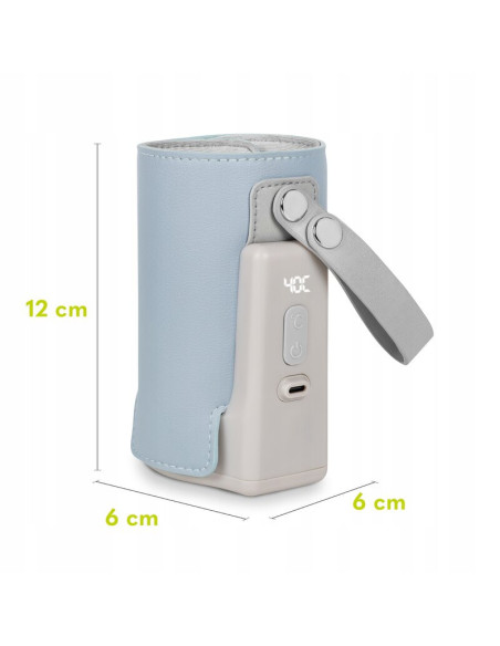 BN-LOC-THERMUP_GO_PLUS_BLUE_SKY,Lionelo - Incalzitor biberoane ThermUp Go Plus, Portabil, Cu aspect elegant, Temperatura constan