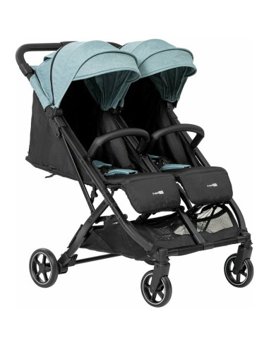 BN-49720,Carucior gemeni Active Twin Cadru din aluminiu Spatar reglabil Pliere compacta Conform cu standardul european de securi