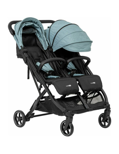 BN-49720,Carucior gemeni Active Twin Cadru din aluminiu Spatar reglabil Pliere compacta Conform cu standardul european de securi