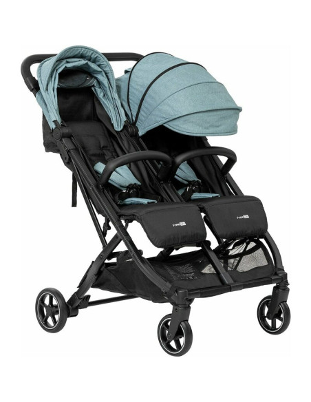 BN-49720,Carucior gemeni Active Twin Cadru din aluminiu Spatar reglabil Pliere compacta Conform cu standardul european de securi
