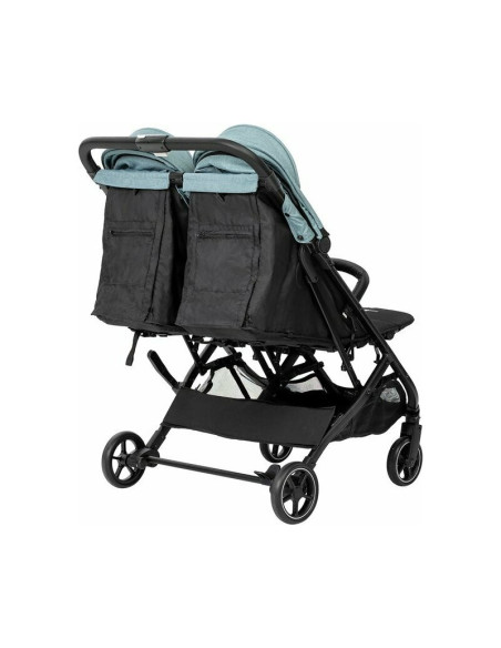 BN-49720,Carucior gemeni Active Twin Cadru din aluminiu Spatar reglabil Pliere compacta Conform cu standardul european de securi