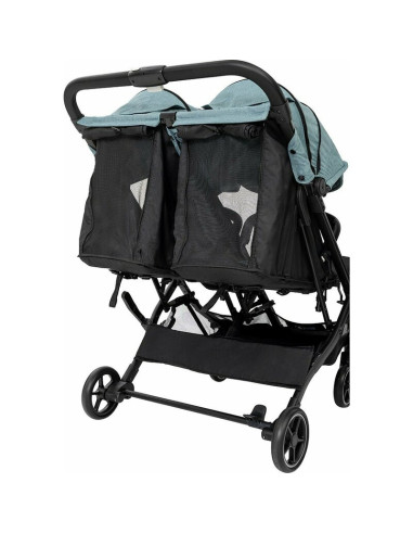 BN-49720,Carucior gemeni Active Twin Cadru din aluminiu Spatar reglabil Pliere compacta Conform cu standardul european de securi