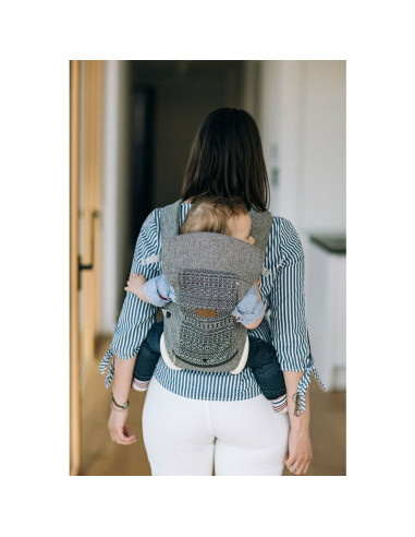 BN-48969,Marsupiu cu scaunel 8 in 1 Travel Mode De la 3.5 kg pana la 15 kg FreeON Grey