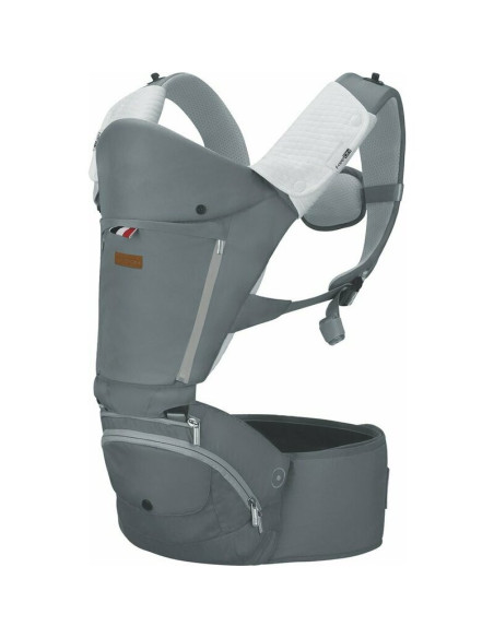 BN-48952,Marsupiu cu scaunel 6 in 1 Easy Mode De la 3.5 kg pana la 15 kg FreeON Grey