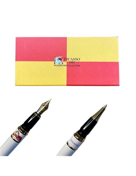 SET Pix si Stilou PICASSO 966 ALB