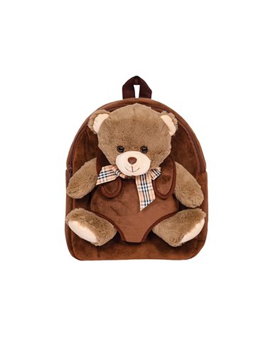 Ghiozdan gradinita BABY ANIMALS, BROWN BEAR, 23x8x28 cm - S-COOL