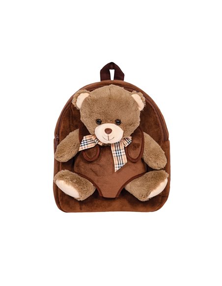 Ghiozdan gradinita BABY ANIMALS, BROWN BEAR, 23x8x28 cm - S-COOL