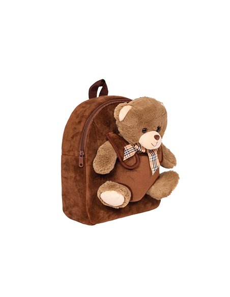 Ghiozdan gradinita BABY ANIMALS, BROWN BEAR, 23x8x28 cm - S-COOL