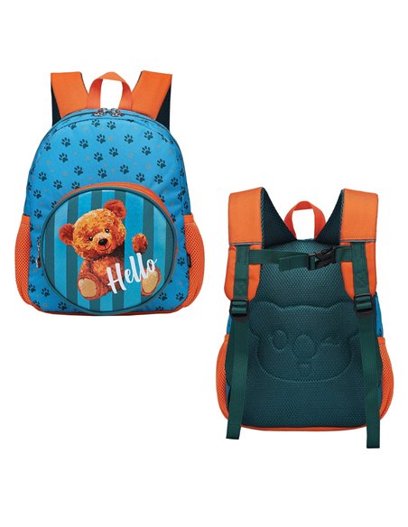 SC2100,Ghiozdan Gradinita HELLO, 33x27x15 Cm - S-COOL