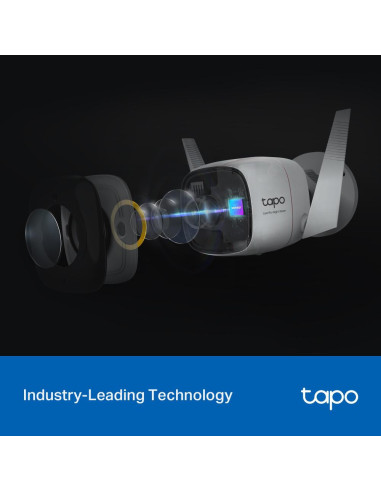 TAPO C325WB,CAMERA IP Exterior TP-LINK, 2K QHD 2560x1440, IP66, dist. IR 30 m, tip lentila fixa 4 mm, 4 Mpx, RJ-45 + wireless, m