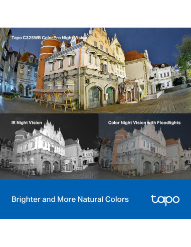 TAPO C325WB,CAMERA IP Exterior TP-LINK, 2K QHD 2560x1440, IP66, dist. IR 30 m, tip lentila fixa 4 mm, 4 Mpx, RJ-45 + wireless, m