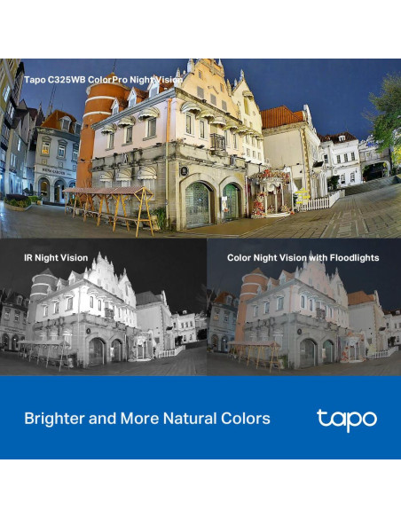 TAPO C325WB,CAMERA IP Exterior TP-LINK, 2K QHD 2560x1440, IP66, dist. IR 30 m, tip lentila fixa 4 mm, 4 Mpx, RJ-45 + wireless, m