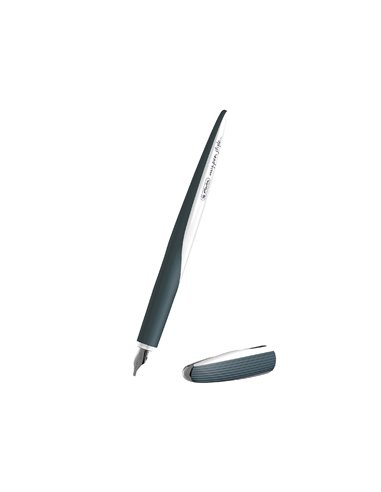 11360286,Stilou My.Pen Style Caligrafie + 3 Penite 0, 9/1, 4/1, 9 Dark Shale Herlitz