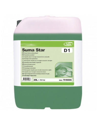 Detergent vase manual Suma Star, 20 L,B171213026