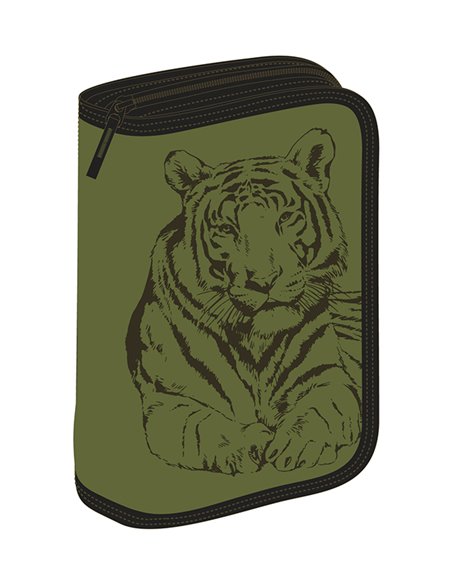 MCPE50Q29,Penar echipat PIGNA 50 piese 1 fermoar 2 extensii, Tigru