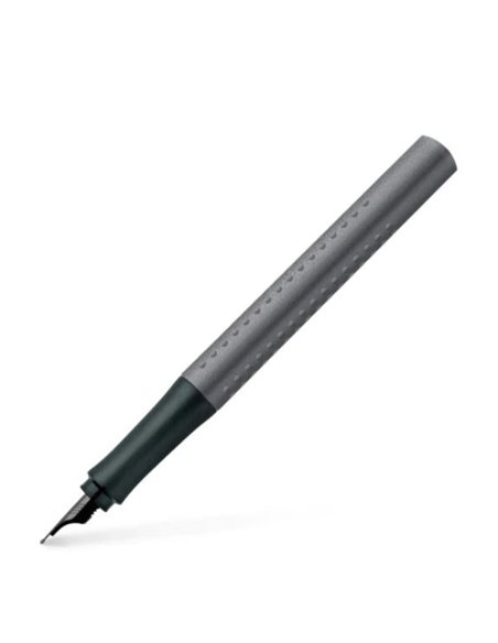 FC140947,Stilou grip 2011 Faber-Castell, Penita F, Gri antracit FC140947,Stilou grip 2011 Faber-Castell, Penita F, Gri antracit
