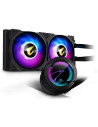 GP-AORUS WATERFORCE 240,COOLER GIGABYTE, "WATERFORCE 240", skt. universal, racire cu lichid, fan 120 mm x 2, 2150 rpm, LED ARGB,
