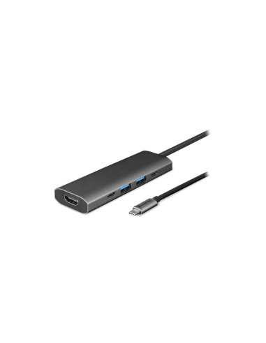 DSC-502,Docking Station Chieftec, 5 in 1 Type-C HUB, carcasa aluminiu, "DSC-502"