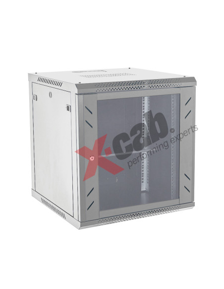 Xcab-12U60S.7035,CABINETE Xcab metalic de perete 19", tip rack wallmount, 12U 600x600 mm, Xcab S Gri "Xcab-12U60S.7035"