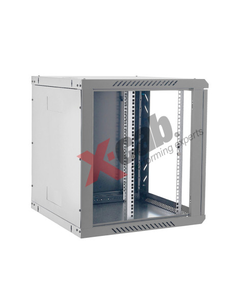 Xcab-12U60S.7035,CABINETE Xcab metalic de perete 19", tip rack wallmount, 12U 600x600 mm, Xcab S Gri "Xcab-12U60S.7035"