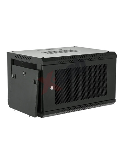 Xcab-9U80A3.9004,CABINETE Xcab metalic de perete 19", tip rack wallmount, 9U 600x800 mm, Xcab A3 Negru "Xcab-9U80A3.9004"