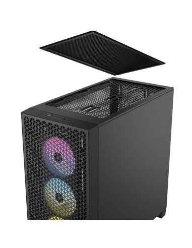 CC-9011255-WW,CARCASE Corsair CR 3000D RGB ATX BK "CC-9011255-WW" (timbru verde 0.24 lei)