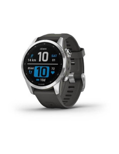 010-02539-01,SmartWatch Garmin Fenix 7S Standard Edition, 1.3inch, Curea silicon, Silver-Graphite