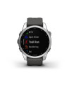 010-02539-01,SmartWatch Garmin Fenix 7S Standard Edition, 1.3inch, Curea silicon, Silver-Graphite